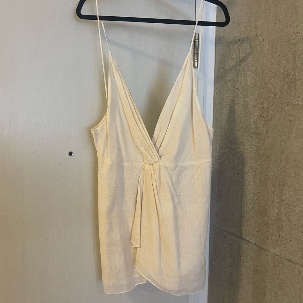 NEVER WORN SALE: Aritzia Beige Mini dress